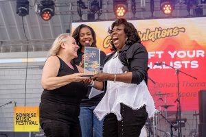 Winner of Lift Your Voice Contest - SonRise Music Festival 9-13-2025 at 34th St Park in VA Beach. Photo: Annette Holloway Photography