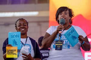 Cassandra Ferguson of Elevation Media Group - SonRise Music Festival Sat 9-13-2025 at 24th St Park in VA Beach, VA.