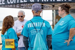 Volunteers - SonRise Music Festival Sat 9-13-2025 at 24th St Park in VA Beach, VA. Photo Annette Holloway Photography for SonRise