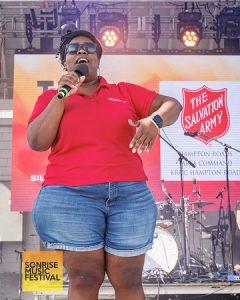 The Salvation Army - a Sponsor of SonRise Music Festival Sat 9-13-2025 at 24th St Park in VA Beach, VA. Photo Annette Holloway Photography for SonRise