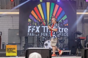 Tim Ritter of Family Fun Xperience (FFX) - SonRise Music Festival Sat 9-13-2025 at 24th St Park in VA Beach, VA. Photo Annette Holloway Photography for SonRise