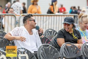 Co-emcee Sean Rodriguez - SonRise Music Festival Sat 9-13-2025 at 24th St Park in VA Beach, VA. Photo Annette Holloway Photography for SonRise