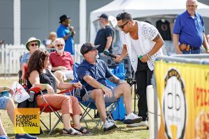 Co-emcee Sean Rodriguez - SonRise Music Festival Sat 9-13-2025 at 24th St Park in VA Beach, VA. Photo Annette Holloway Photography for SonRise