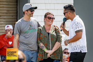 Co-emcee Sean Rodriguez - SonRise Music Festival Sat 9-13-2025 at 24th St Park in VA Beach, VA. Photo Annette Holloway Photography for SonRise