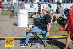 Volunteer at SonRise Music Festival Sat 9-13-2025 at 24th St Park in VA Beach, VA. Photo Annette Holloway Photography for SonRise